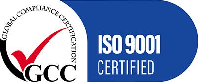ISO 9001 Quality Management System certification badge