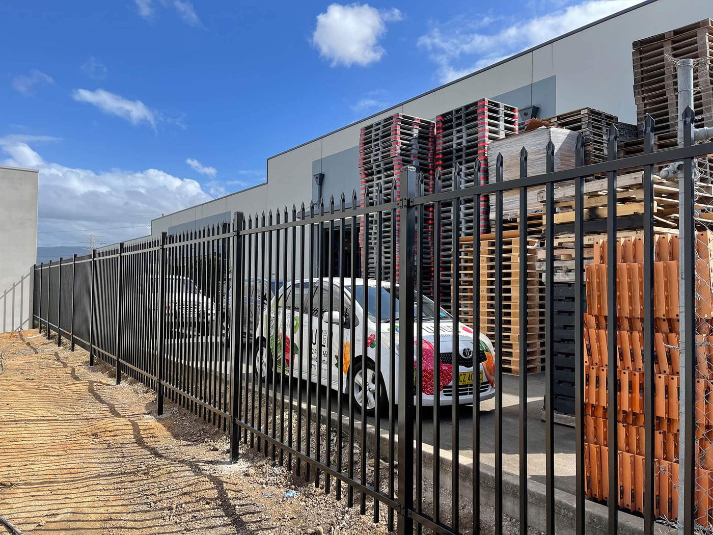 Budawang School for Zauner Constructions: more than 900 lineal metres of pressed spear fencing