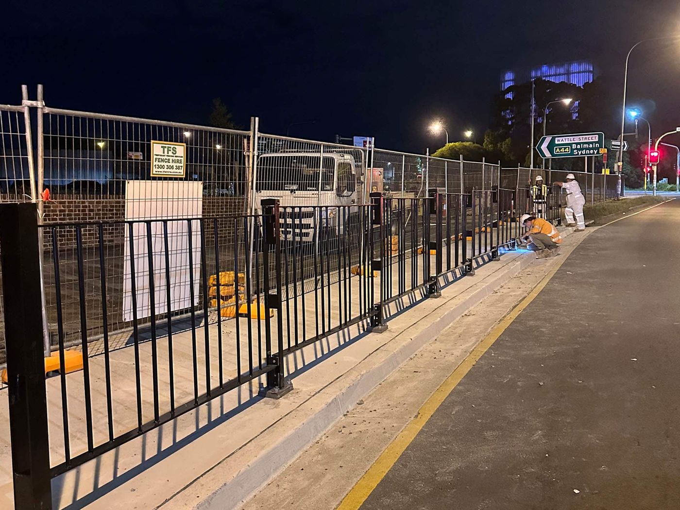 RMS Pedestrian Fencing by LS Fencing Services
