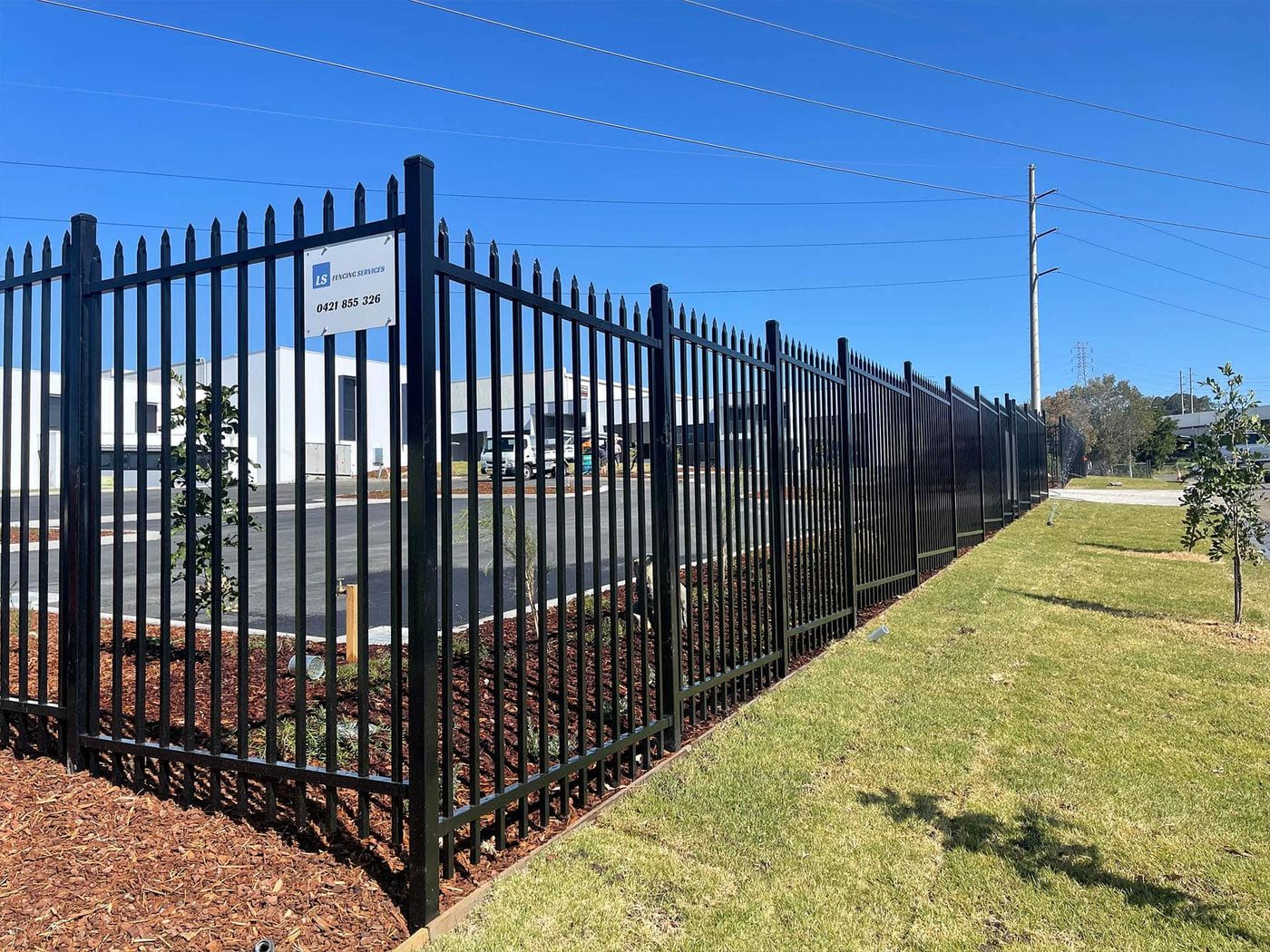 Crimp Top Tubular Fencing by LS Fencing Services
